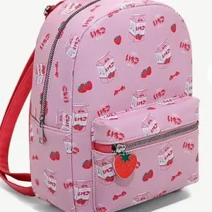 Hot Topic | Bags | Nwt Strawberry Milk Bundle Mini Backpack  display picture 3